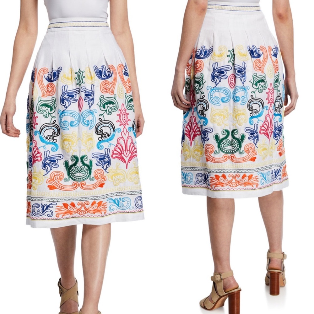 Neiman Marcus Linen Skirt Sz 6